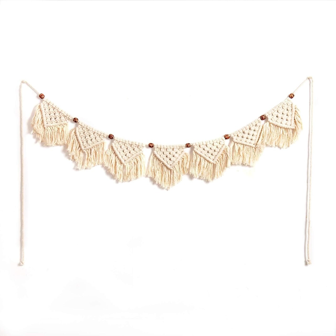 Handmade Boho Tassel Wall Hanging Fringe Panels Garland Banner